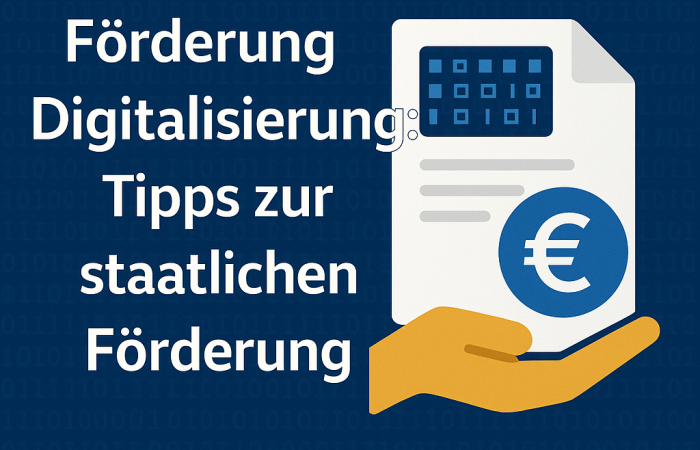 Förderung Digitalisierung